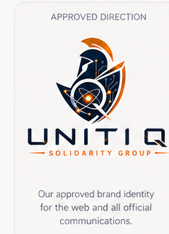 Approved Uniti Q identity direction source card