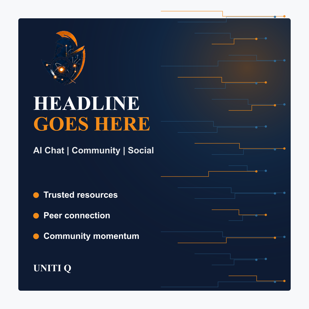 Uniti Q social square template